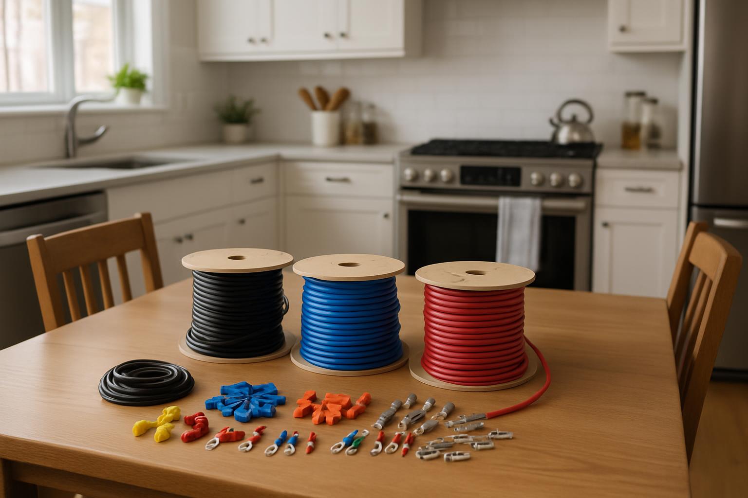 A utility knife for cutting wires.